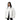 FDR White Cropped Puffer Jacket Quilted Coat